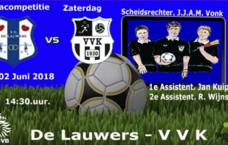 Nacompetitie VV de Lauwers 1 om 14:30 op 2 juni