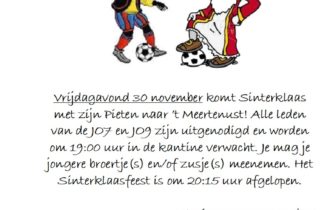 Sinterklaasfeest VV de Lauwers 30 november