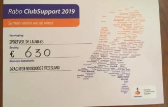 Rabo ClubSupport levert de Lauwers een mooi bedrag op