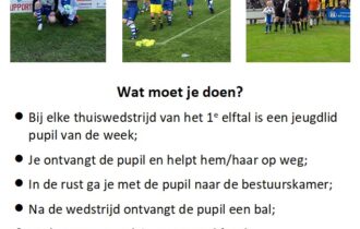 GEZOCHT: Begeleider Pupil van de week