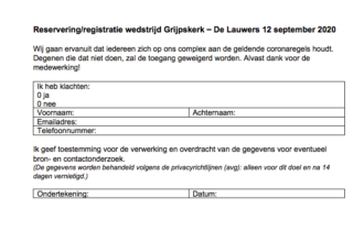 Bezoeker bij VV Grijpskerk 1 – De Lauwers 1?